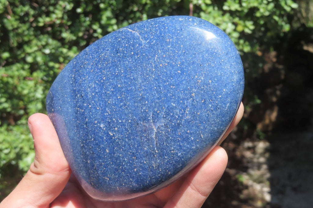 Polished Lazulite Standing Free Forms x 2 From Madagascar - Toprock Gemstones and Minerals 