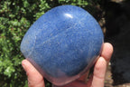 Polished Lazulite Standing Free Forms x 2 From Madagascar - Toprock Gemstones and Minerals 