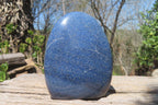 Polished Lazulite Standing Free Forms x 2 From Madagascar - Toprock Gemstones and Minerals 
