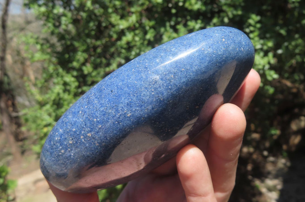 Polished Lazulite Standing Free Forms x 2 From Madagascar - Toprock Gemstones and Minerals 