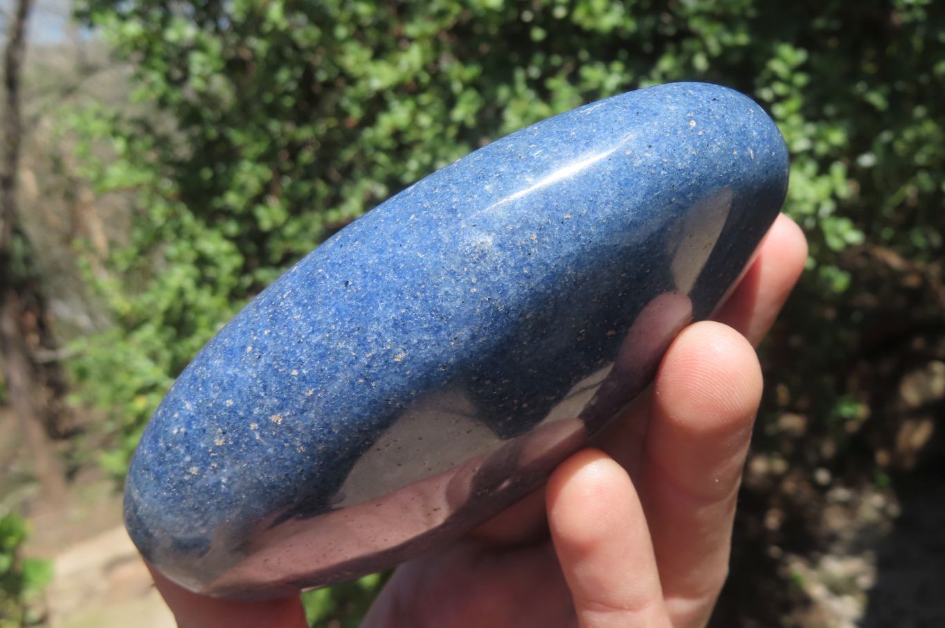 Polished Lazulite Standing Free Forms x 2 From Madagascar - Toprock Gemstones and Minerals 