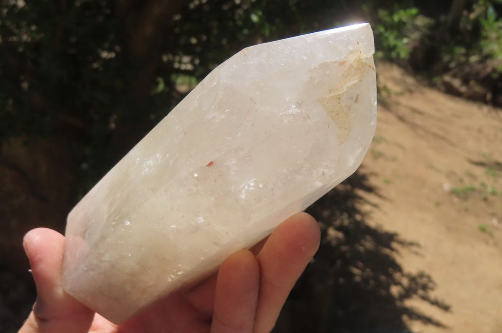 Polished Partially Quartz Crystals x 2 From Angola - Toprock Gemstones and Minerals 