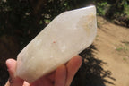 Polished Partially Quartz Crystals x 2 From Angola - Toprock Gemstones and Minerals 