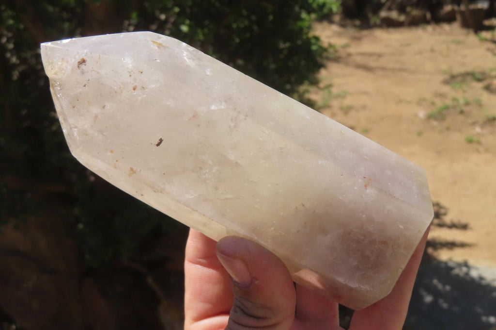 Polished Partially Quartz Crystals x 2 From Angola - Toprock Gemstones and Minerals 