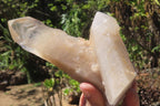 Polished Partially Quartz Crystals x 2 From Angola - Toprock Gemstones and Minerals 