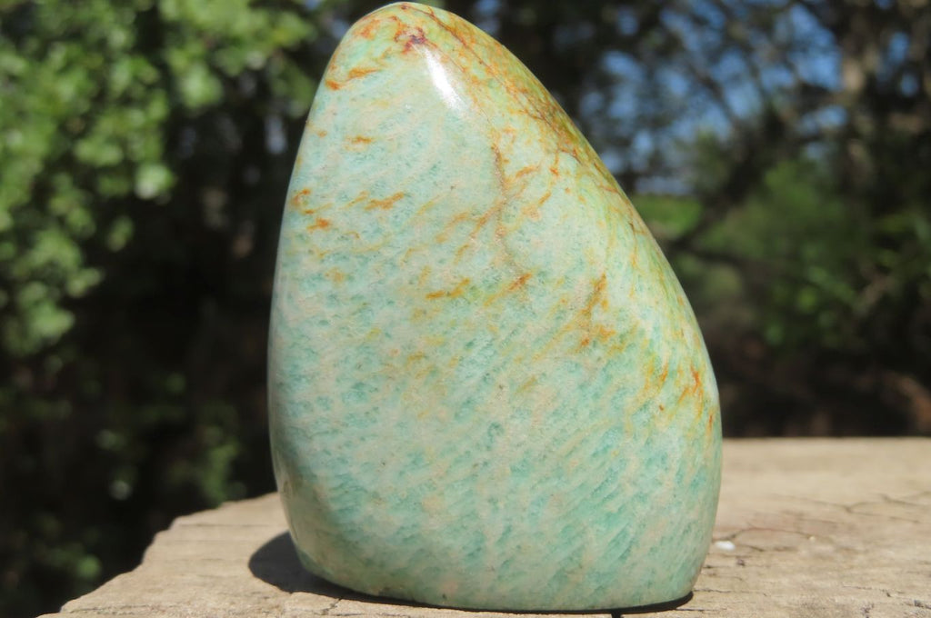 Polished Amazonite Free Forms x 12 From Zimbabwe - Toprock Gemstones and Minerals 