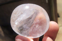 Polished Clear Quartz Palm Stones x 24 From Madagascar - Toprock Gemstones and Minerals 