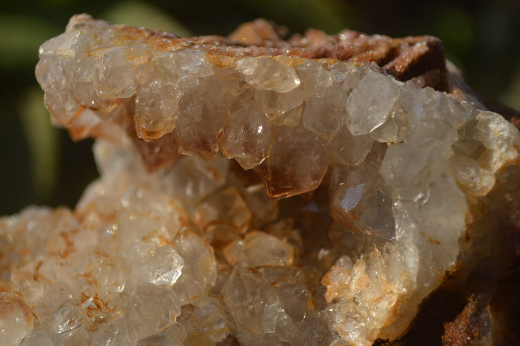 Natural Limonite Quartz Geodes x 4 From Solwezi, Zambia - Toprock Gemstones and Minerals 