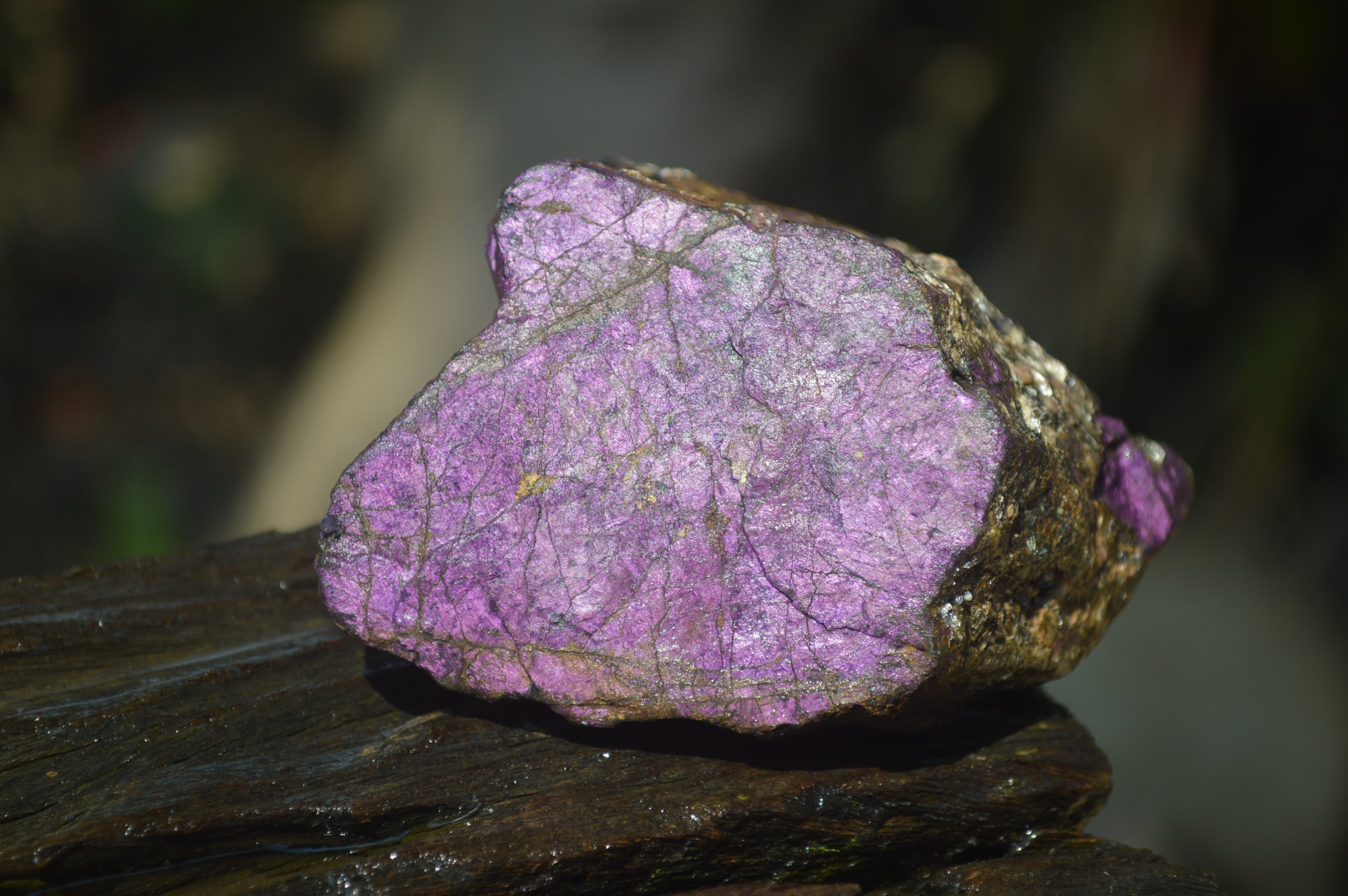 Natural Metallic Purpurite Cobbed Specimens x 6 From Erongo, Namibia - Toprock Gemstones and Minerals 