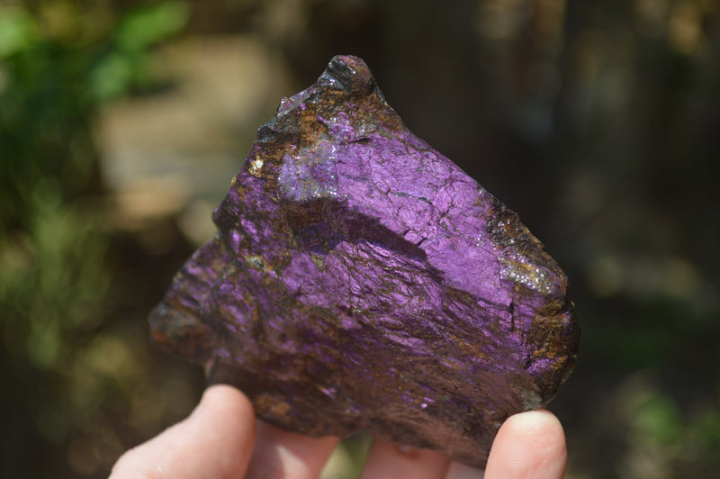 Natural Metallic Purpurite Cobbed Specimens x 6 From Erongo, Namibia - Toprock Gemstones and Minerals 