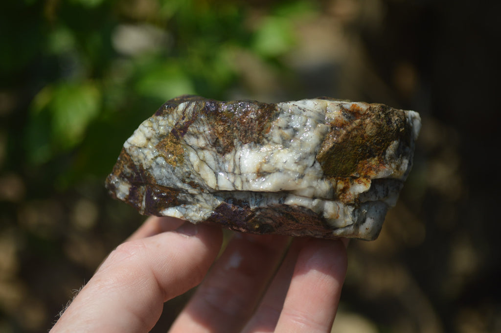 Natural Metallic Purpurite Cobbed Specimens x 6 From Erongo, Namibia - Toprock Gemstones and Minerals 