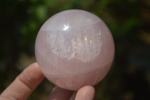 Polished Rose Quartz Spheres x 4 From Ambatondrazaka, Madagascar - Toprock Gemstones and Minerals 