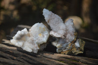 Natural Drusy Quartz Coated Calcite Pseudomorph Specimens x 7 From Alberts Mountain, Lesotho - Toprock Gemstones and Minerals 