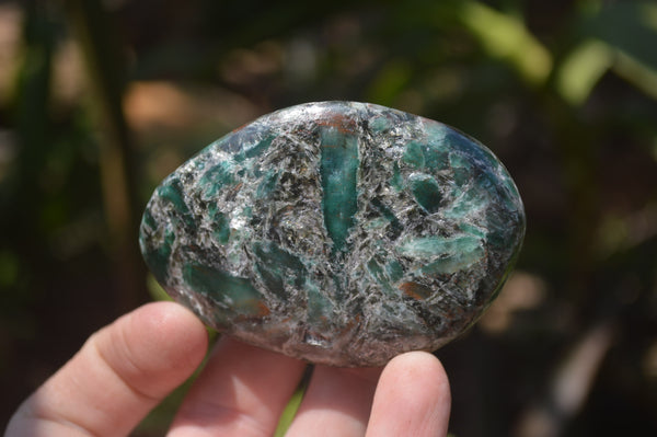 Polished Rare Emerald Mica In Matrix Free Forms x 12 From Mutoko, Zimbabwe - Toprock Gemstones and Minerals 