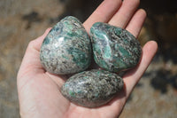 Polished Rare Emerald Mica In Matrix Free Forms x 12 From Mutoko, Zimbabwe - Toprock Gemstones and Minerals 