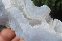 Natural Etched Blue Chalcedony Specimens x 5 From Nsanje, Malawi - Toprock Gemstones and Minerals 