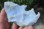 Natural Etched Blue Chalcedony Specimens x 5 From Nsanje, Malawi - Toprock Gemstones and Minerals 