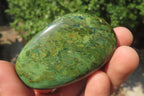 Polished Green Verdite Palm Stones x 12 From Zimbabwe - Toprock Gemstones and Minerals 