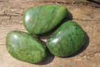 Polished Green Verdite Palm Stones x 12 From Zimbabwe - Toprock Gemstones and Minerals 