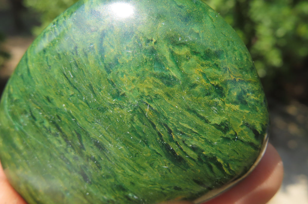 Polished Green Verdite Palm Stones x 12 From Zimbabwe - Toprock Gemstones and Minerals 