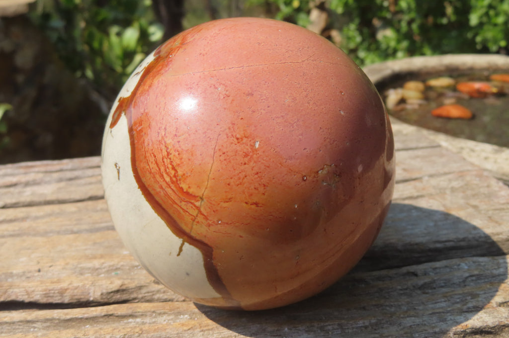 Polished Polychrome Jasper Spheres x 2 From Mahajanga, Madagascar - Toprock Gemstones and Minerals 