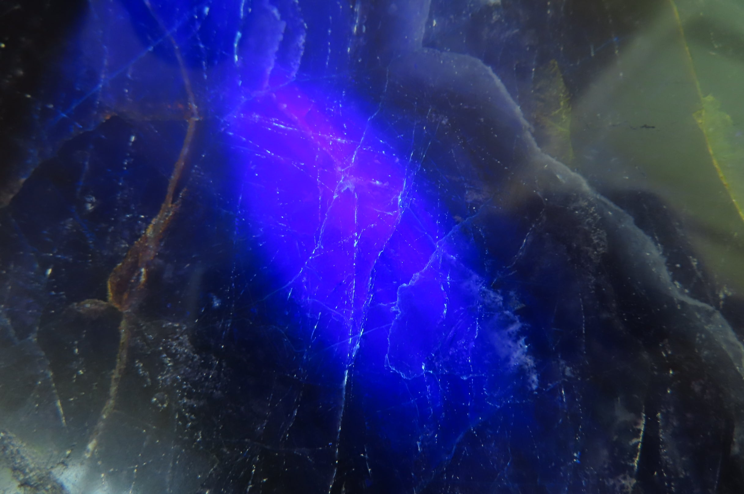 Polished Watermelon Fluorite Slice x 1 From Uis, Namibia - Toprock Gemstones and Minerals 