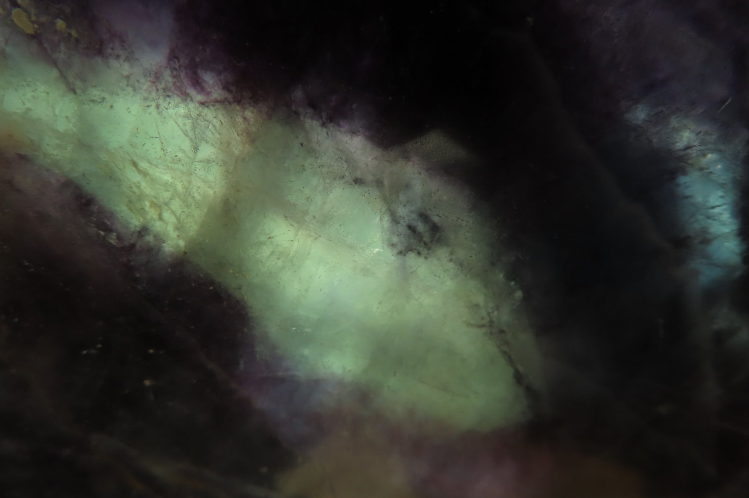 Polished Watermelon Fluorite Slice x 1 From Uis, Namibia - Toprock Gemstones and Minerals 