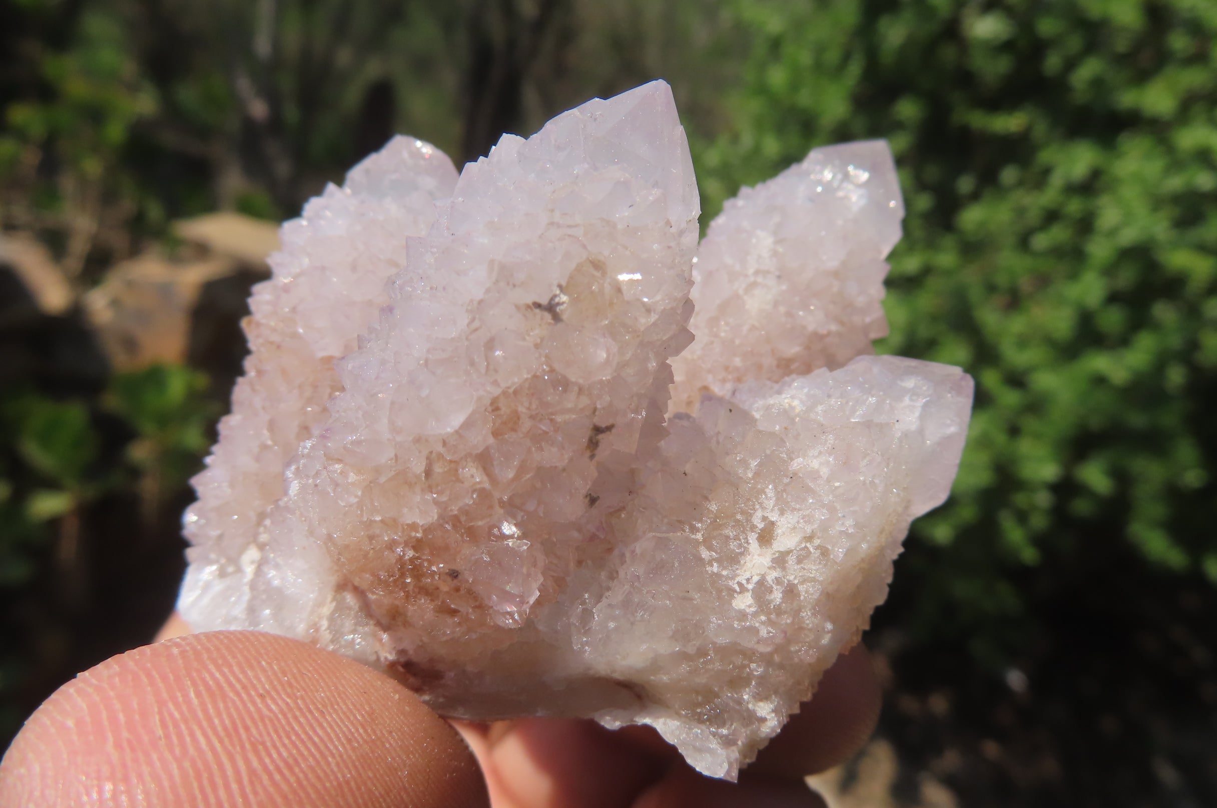 Natural Amethyst Spirit Quartz Clusters x 12 From Boekenhouthoek, South Africa - Toprock Gemstones and Minerals 