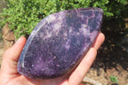 Polished Lepidolite Free Forms x 3 From Zimbabwe - Toprock Gemstones and Minerals 