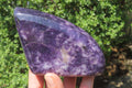 Polished Lepidolite Free Forms x 3 From Zimbabwe - Toprock Gemstones and Minerals 