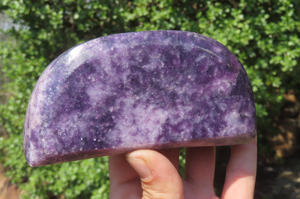 Polished Lepidolite Free Forms x 3 From Zimbabwe - Toprock Gemstones and Minerals 
