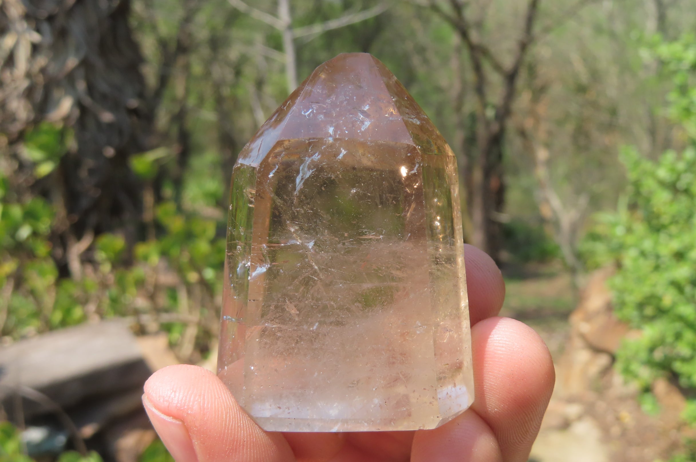 Polished Smokey Quartz Crystals x 6 From Madagascar - Toprock Gemstones and Minerals 