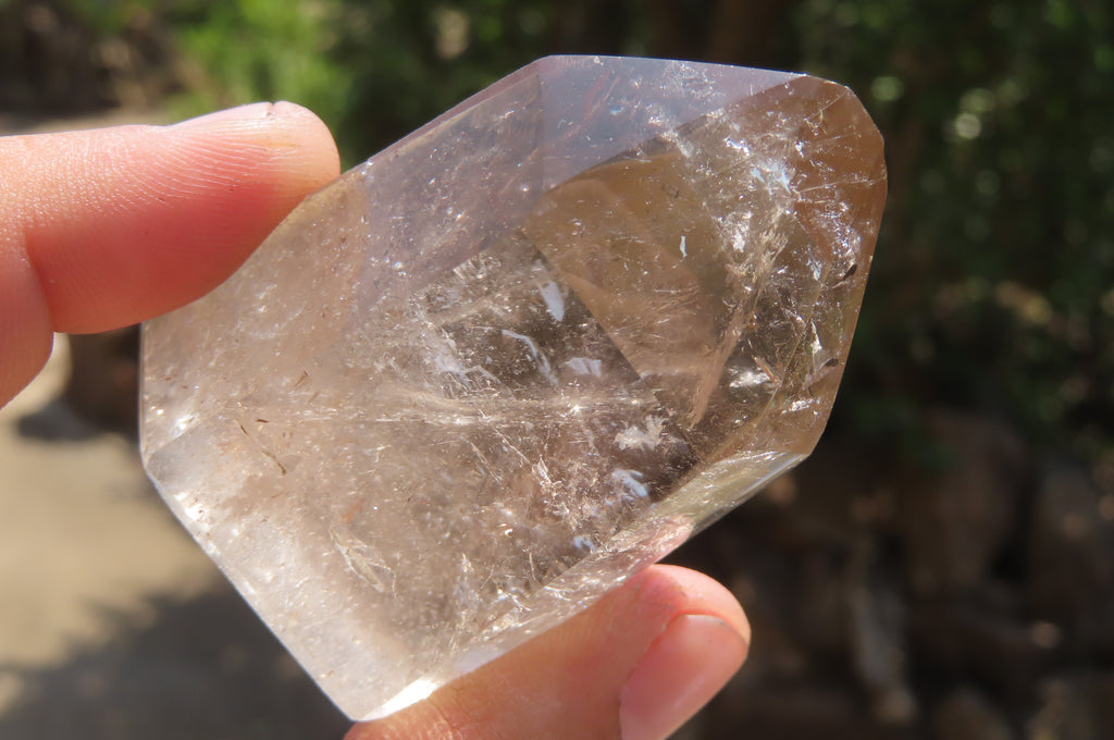 Polished Smokey Quartz Crystals x 6 From Madagascar - Toprock Gemstones and Minerals 