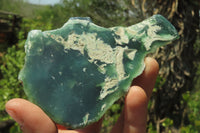 Polished On One Side Emerald Mtorolite x 5 From Mutorashanga, Zimbabwe - Toprock Gemstones and Minerals 