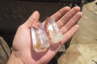 Polished Mixed Quartz Crystals x 12 From Madagascar - Toprock Gemstones and Minerals 