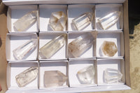 Polished Mixed Quartz Crystals x 12 From Madagascar - Toprock Gemstones and Minerals 