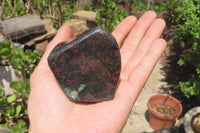 Polished Ruby Corundum In Chrome Verdite Free Forms x 4 From Zimbabwe - Toprock Gemstones and Minerals 
