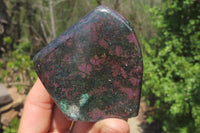 Polished Ruby Corundum In Chrome Verdite Free Forms x 4 From Zimbabwe - Toprock Gemstones and Minerals 