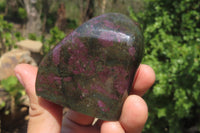 Polished Ruby Corundum In Chrome Verdite Free Forms x 4 From Zimbabwe - Toprock Gemstones and Minerals 