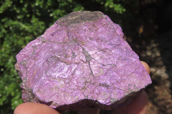 Natural Metallic Purpurite Cobbed Specimens x 6 From Erongo, Namibia - Toprock Gemstones and Minerals 