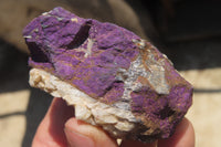 Natural Metallic Purpurite Cobbed Specimens x 6 From Erongo, Namibia - Toprock Gemstones and Minerals 