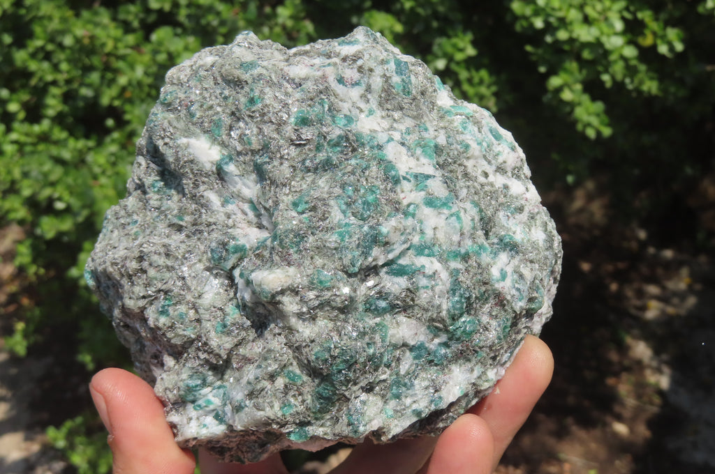 Natural Rare Emerald Mica In Matrix Cobbed Specimens x 2 From Mutoko, Zimbabwe - Toprock Gemstones and Minerals 