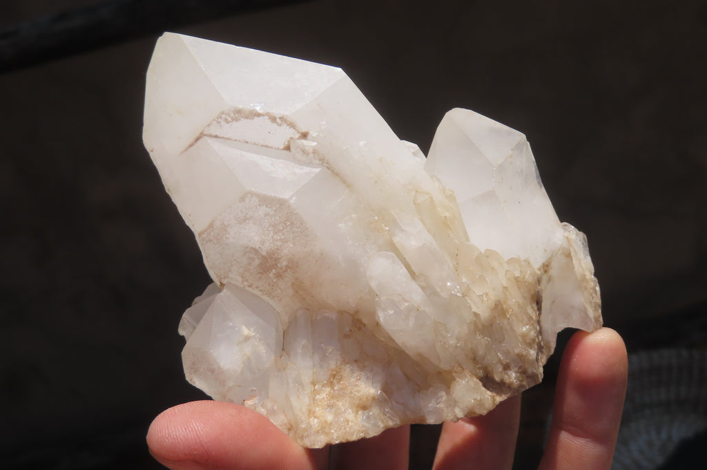 Natural Pineapple Quartz Crystal Specimens x 4 From Antsirabe, Madagascar - Toprock Gemstones and Minerals 
