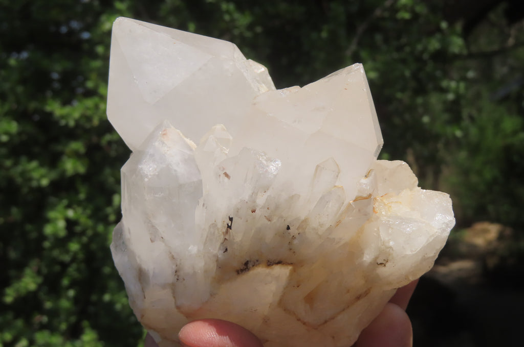 Natural Pineapple Quartz Crystal Specimens x 4 From Antsirabe, Madagascar - Toprock Gemstones and Minerals 