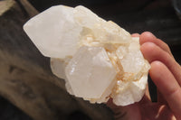 Natural Pineapple Quartz Crystal Specimens x 4 From Antsirabe, Madagascar - Toprock Gemstones and Minerals 