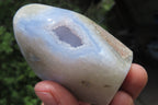 Polished Blue Lace Agate Free Forms x 6 From Malawi - Toprock Gemstones and Minerals 