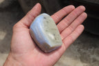 Polished Blue Lace Agate Free Forms x 6 From Malawi - Toprock Gemstones and Minerals 