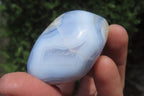 Polished Blue Lace Agate Free Forms x 6 From Malawi - Toprock Gemstones and Minerals 