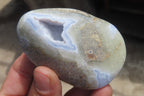 Polished Blue Lace Agate Free Forms x 6 From Malawi - Toprock Gemstones and Minerals 