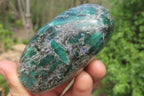 Polished Rare Emerald Mica In Matrix Standing Free Forms x 4 From Mutoko, Zimbabwe - Toprock Gemstones and Minerals 